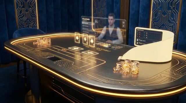 raybet 平台精选全息发牌界面