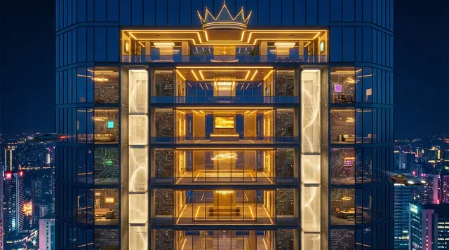 raybet 太阳神殿摩天楼VIP层全景